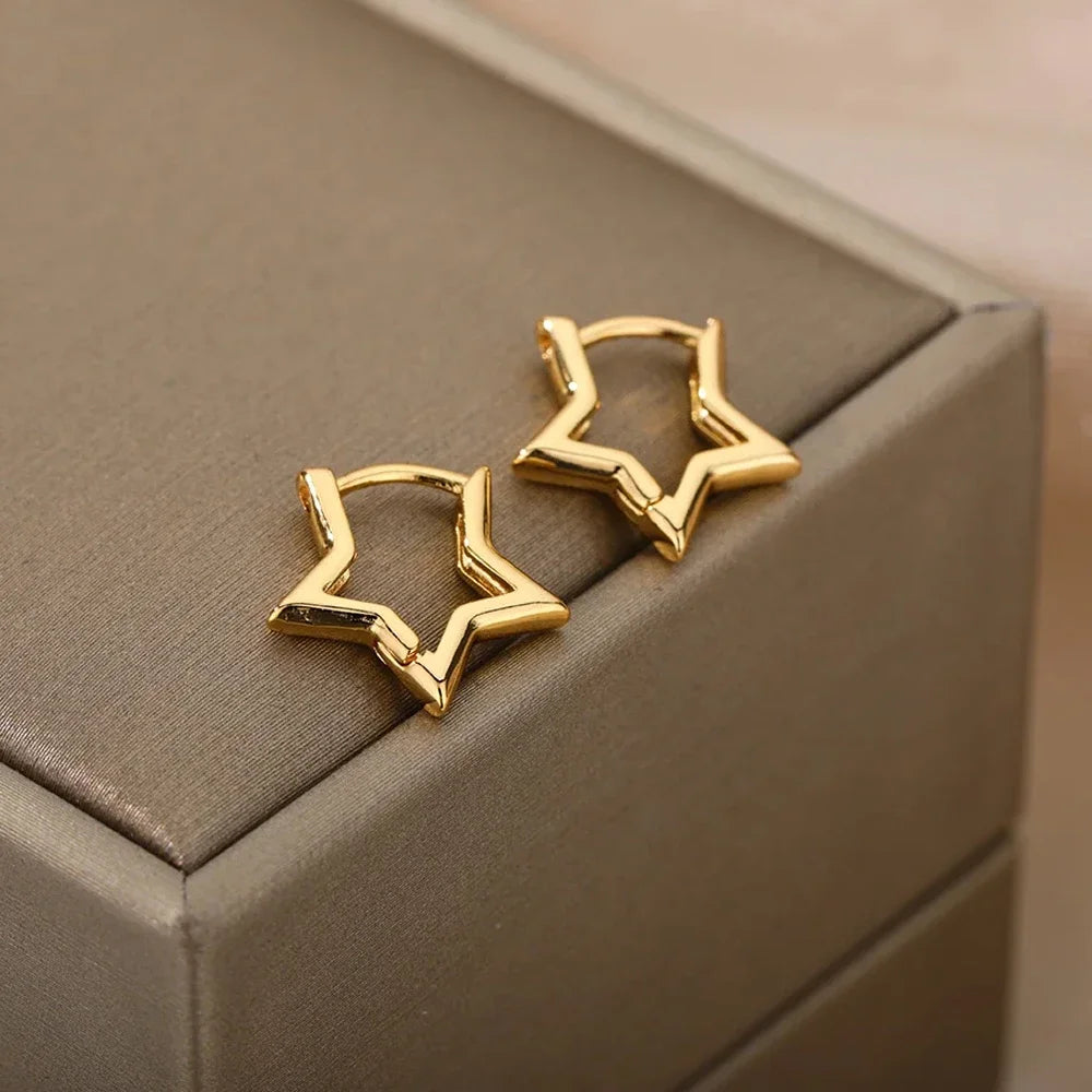 Heart & Star Studs