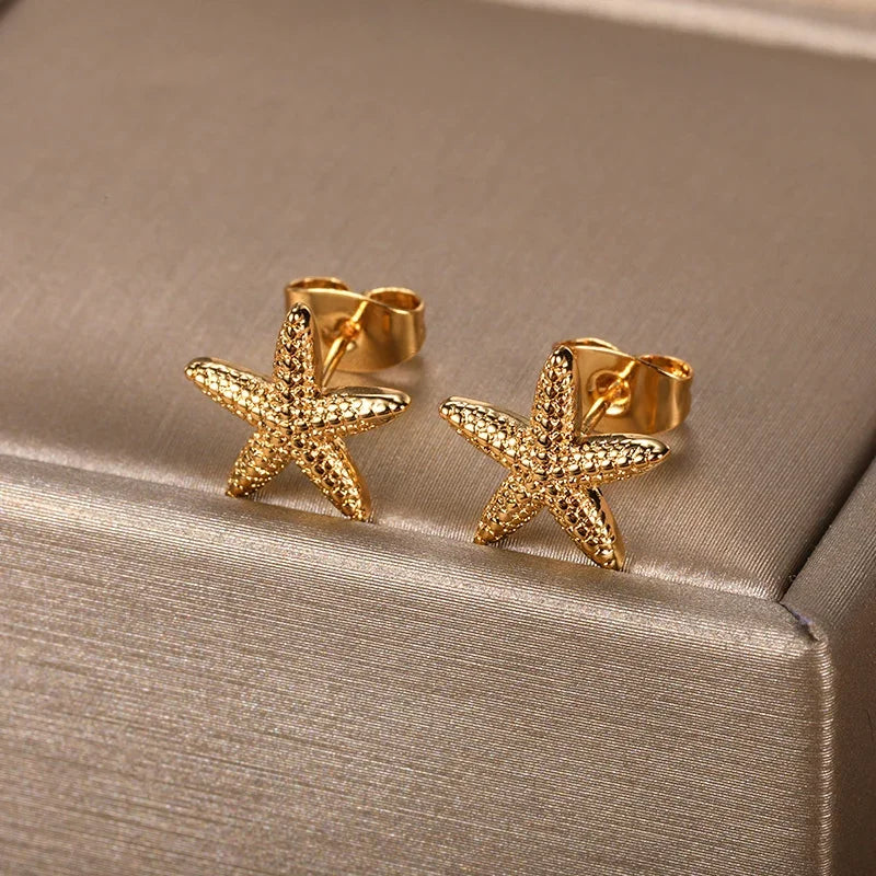 Heart & Star Studs